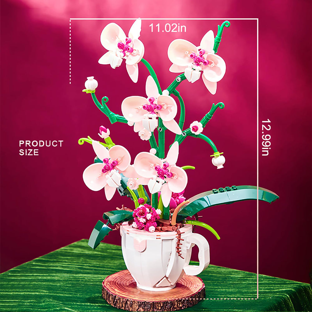 iixeal pink orchid diy multi-function build for imagination