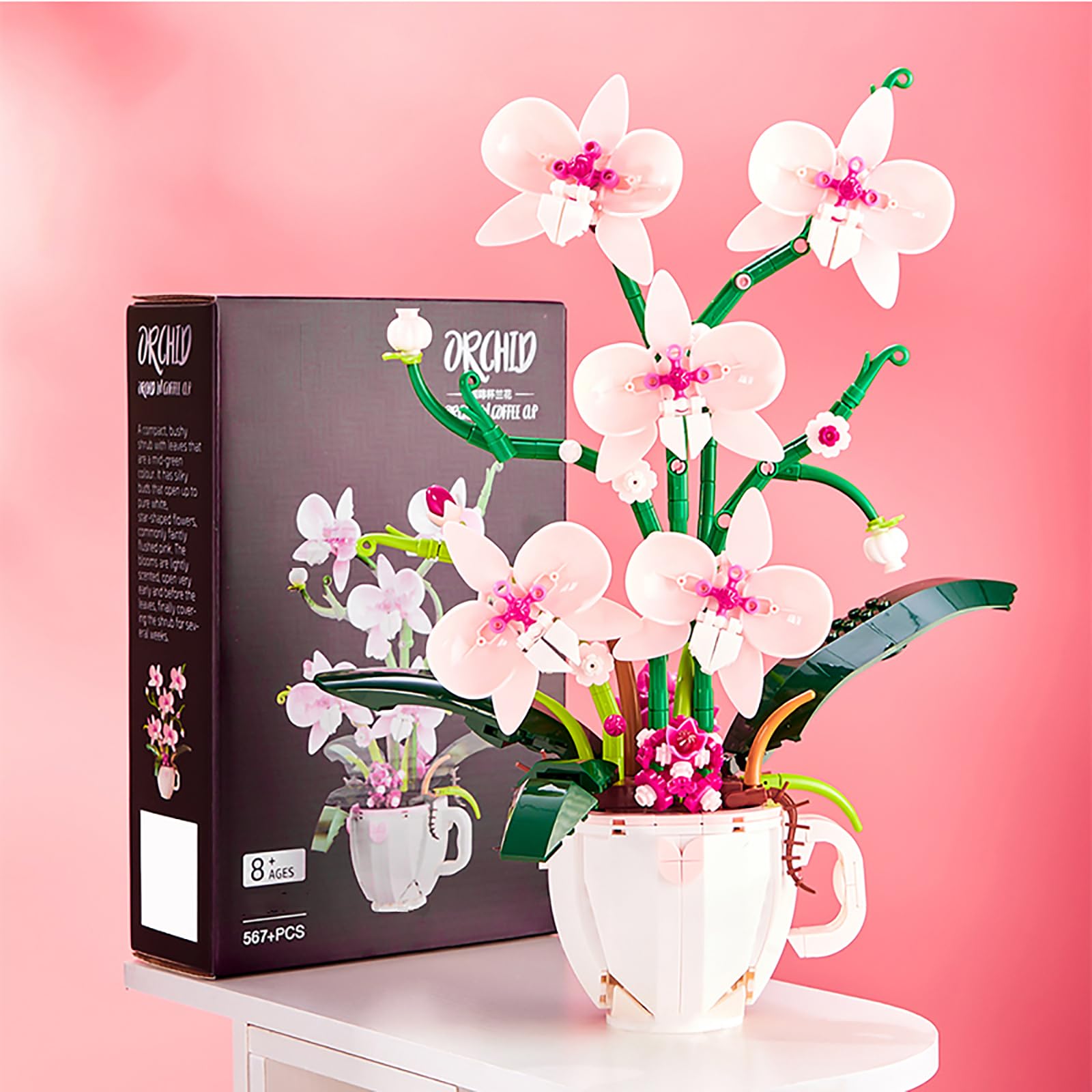 iixeal pink orchid gift packaging ideal present for holidays