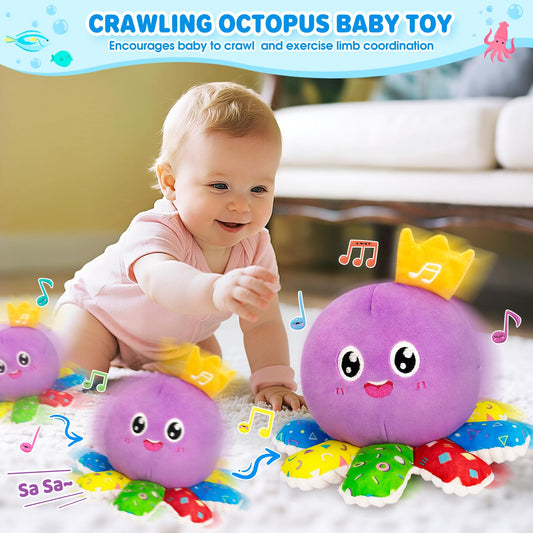 IJIGU octopus crown 'Bibi' and tentacles for fine motor engagement.