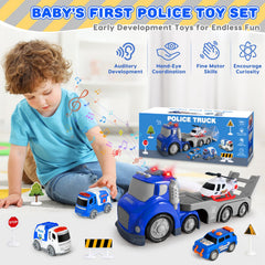 IJIGU police truck gift box ready packaging inspires festive play moments.