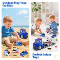 IJIGU police mini helicopter enables quick airborne missions in pretend city.