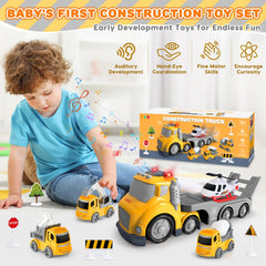 IJIGU truck toy gift box makes a ready-to-gift construction set.