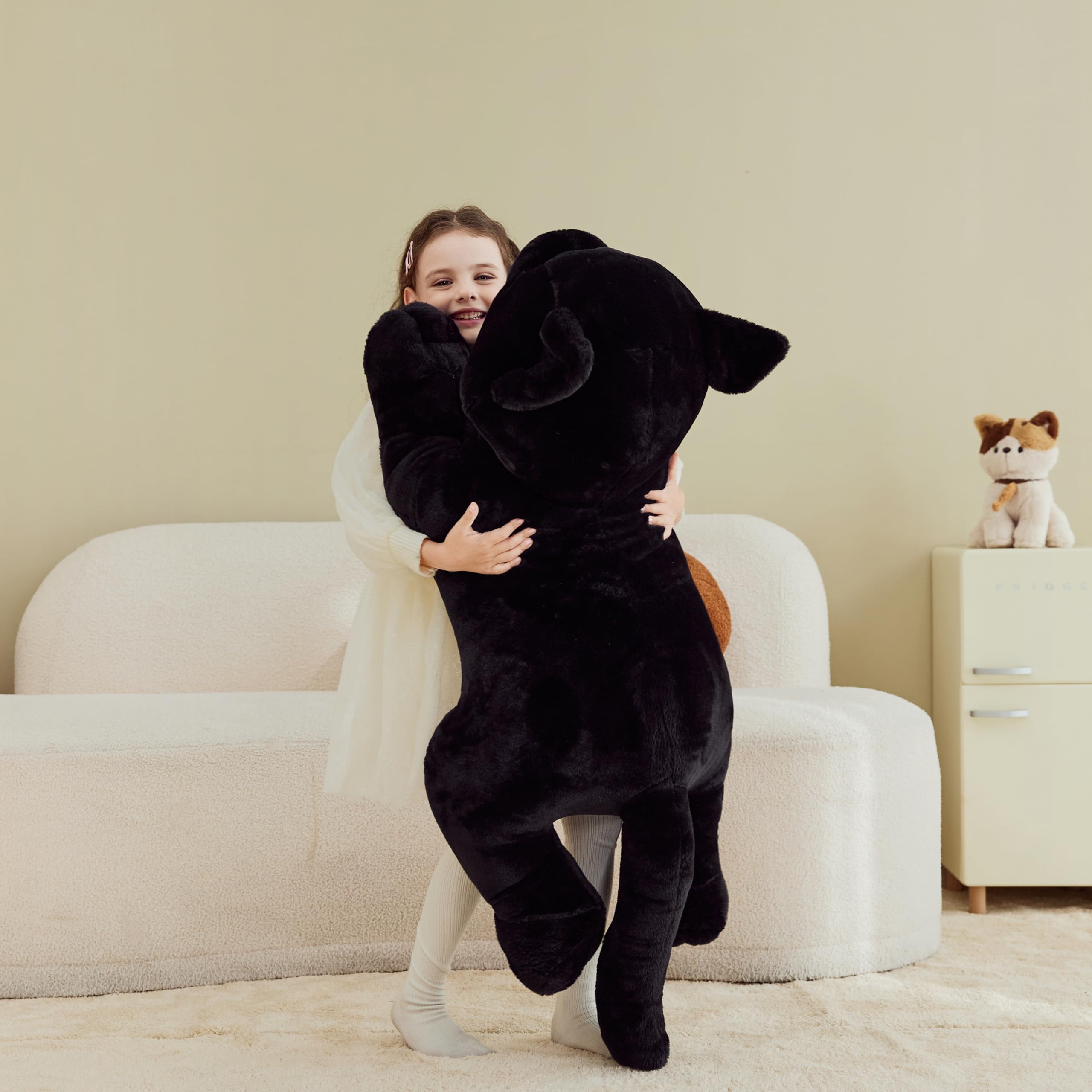 IKASA Black Cat Plush room decor adds a playful, comforting touch to bedrooms.