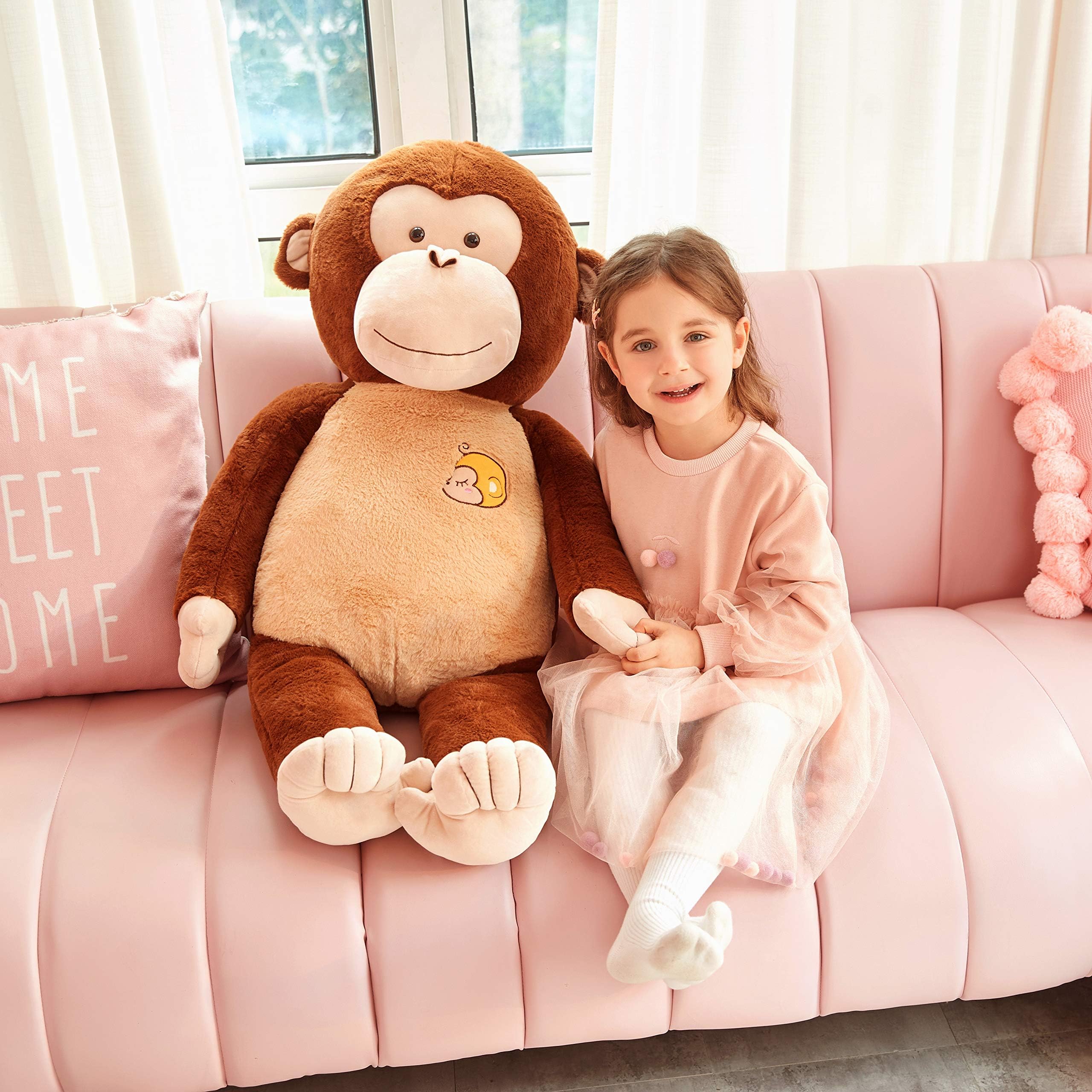 IKASA durable stitching detail highlights quality construction and long-lasting toy