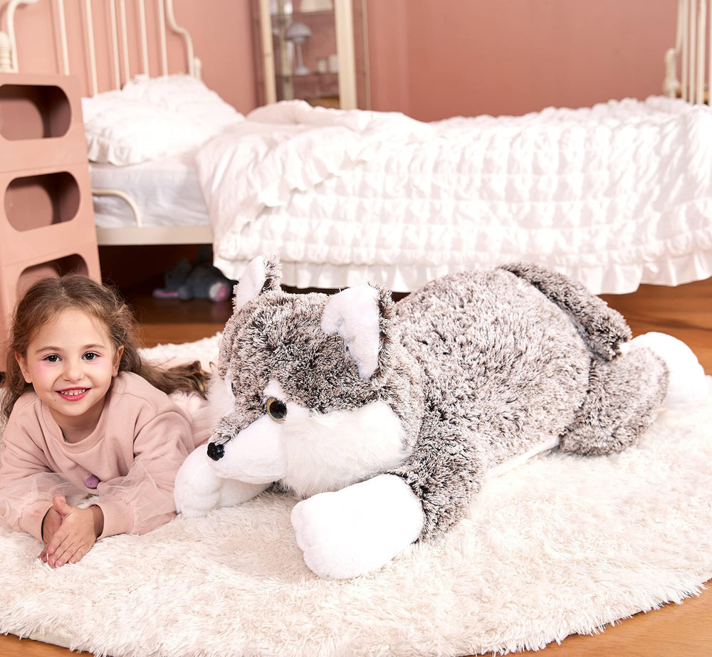 IKASA EN71 and ASTM-certified wolf plush ensures safe play