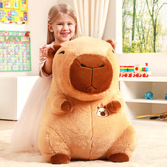 IKASA Giant Capybara Plush size-comparison-friendly for shared spaces.