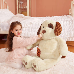 IKASA 30-inch giant dog plush; perfect bedtime companion