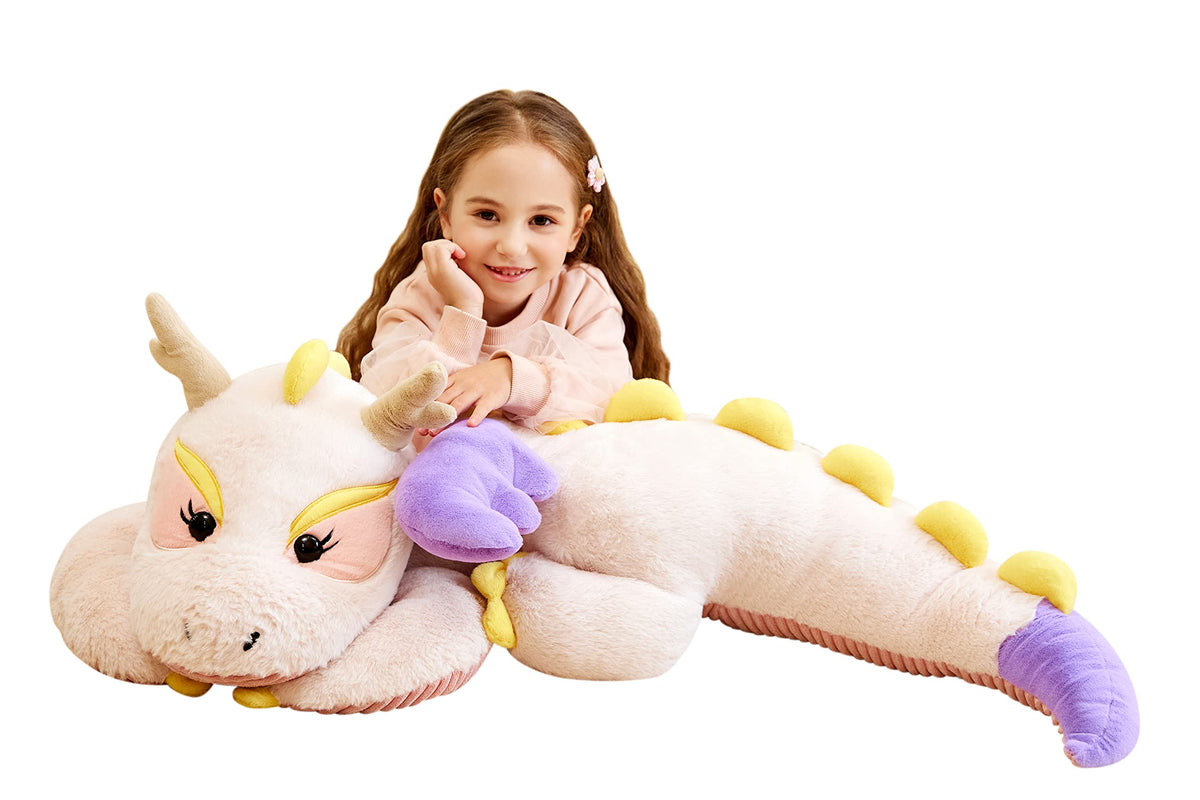 IKASA giant dragon 30in plush ideal for cuddling and room display