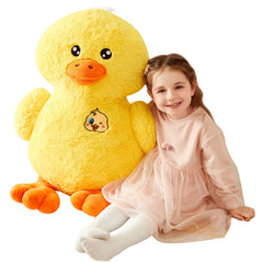 IKASA 19-inch giant duck plush for warm, comforting hugs.