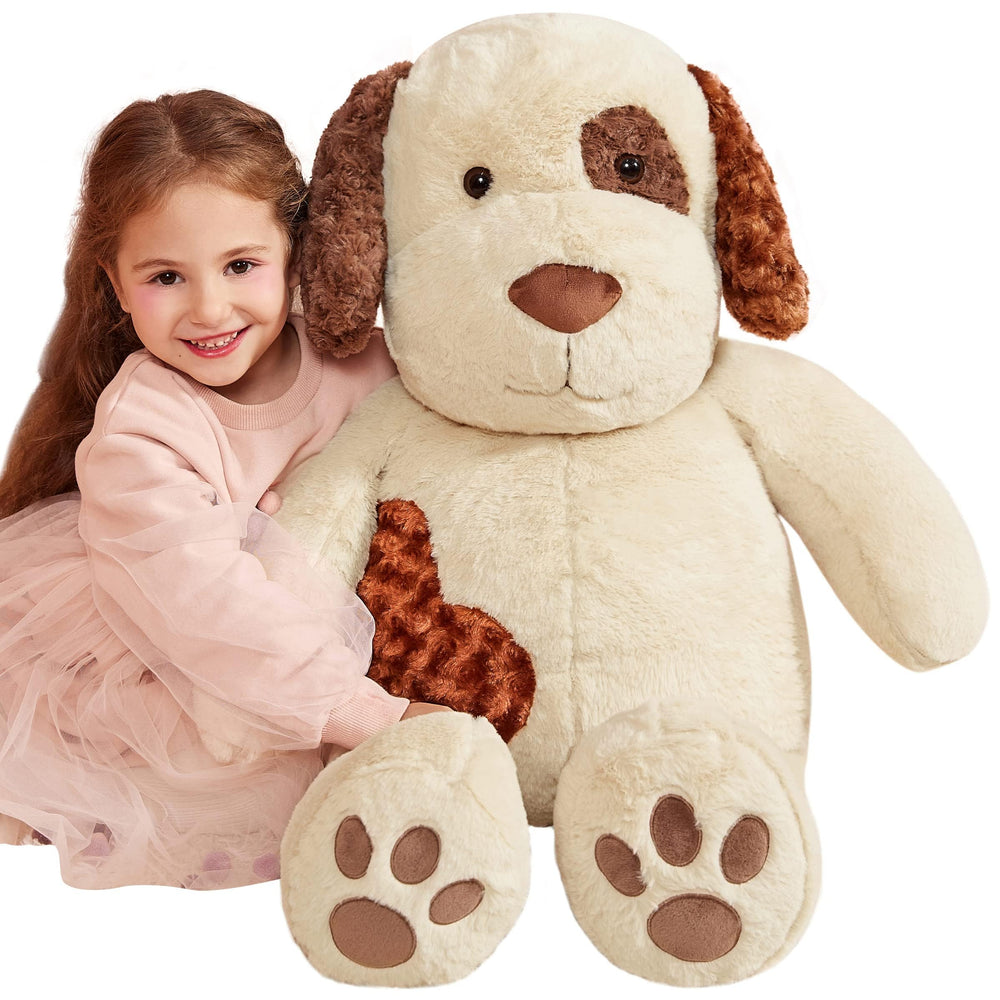 IKASA giant Labrador plush 30-inch light brown for cuddling and play