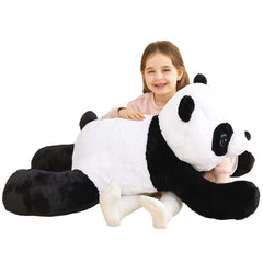 IKASA Giant Panda plush 30-inch cuddle buddy, ideal for kids' rooms.