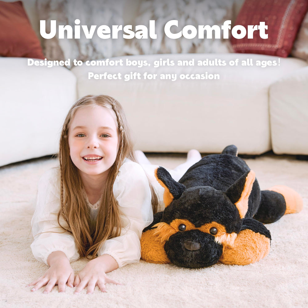 IKASA giant soft puppy plush 26 inches for bedtime companionship