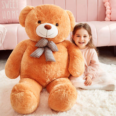 IKASA full stuffed bear keeps its plump shape after hugs.