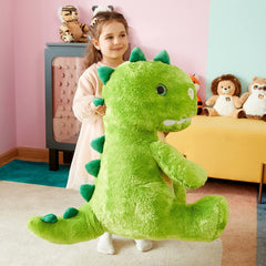 IKASA gift-ready dinosaur plush ideal for birthdays or holidays.