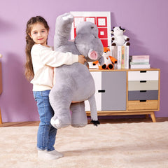IKASA hippo durable stuffing inside supports lasting snuggles