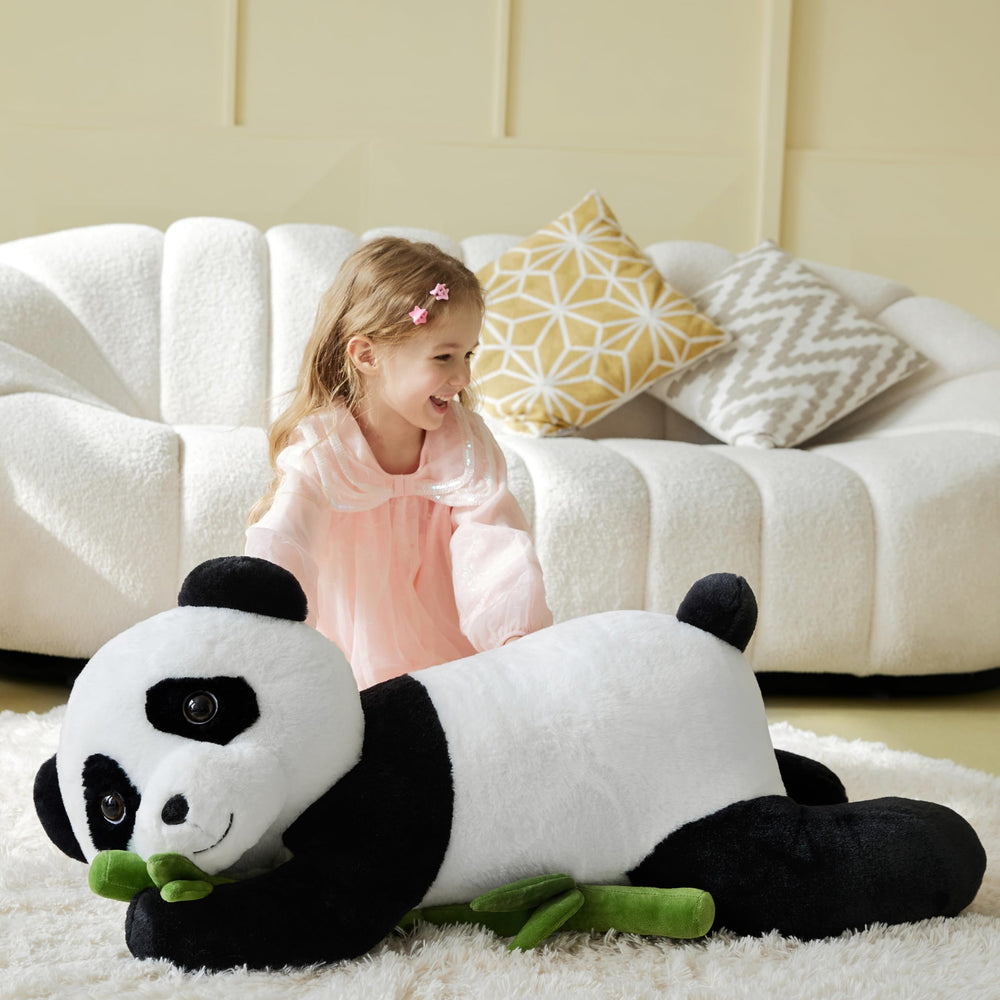 IKASA jumbo panda plush gift-ready packaging for occasions.
