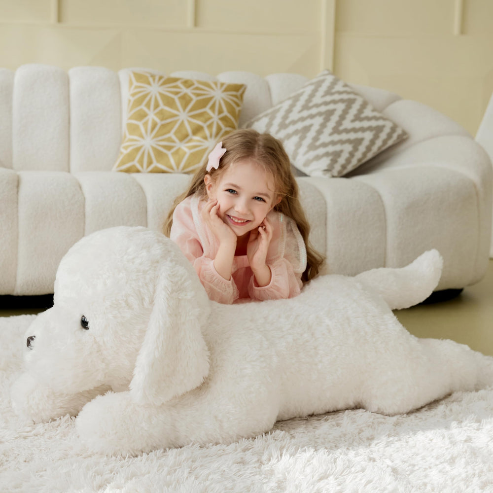 IKASA large Labrador stuffed toy makes an ideal gift for kids