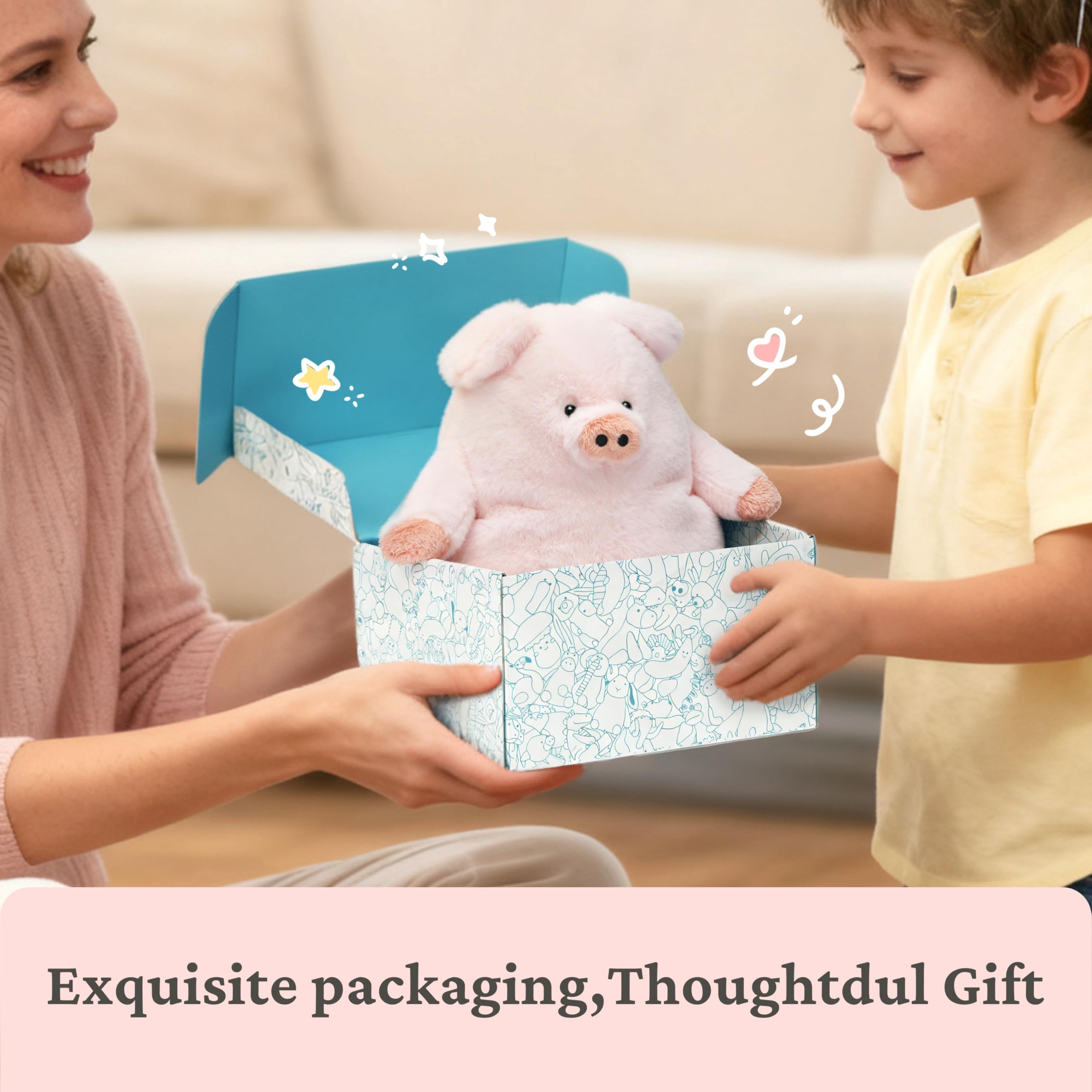 IKASA pig plush birthday present idea for celebrations.