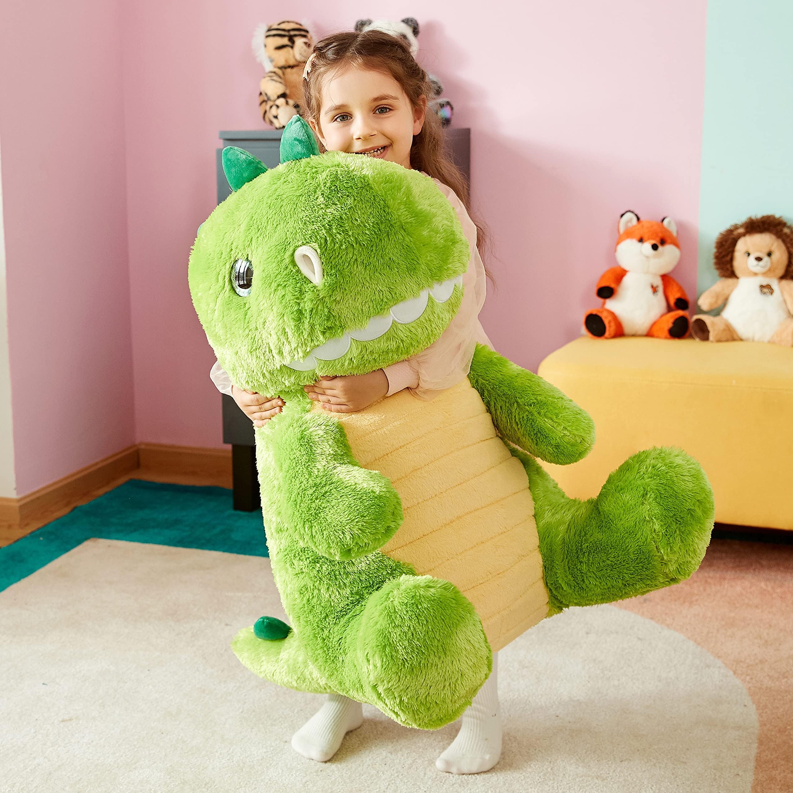 IKASA premium dinosaur plush safety tested for peace of mind.