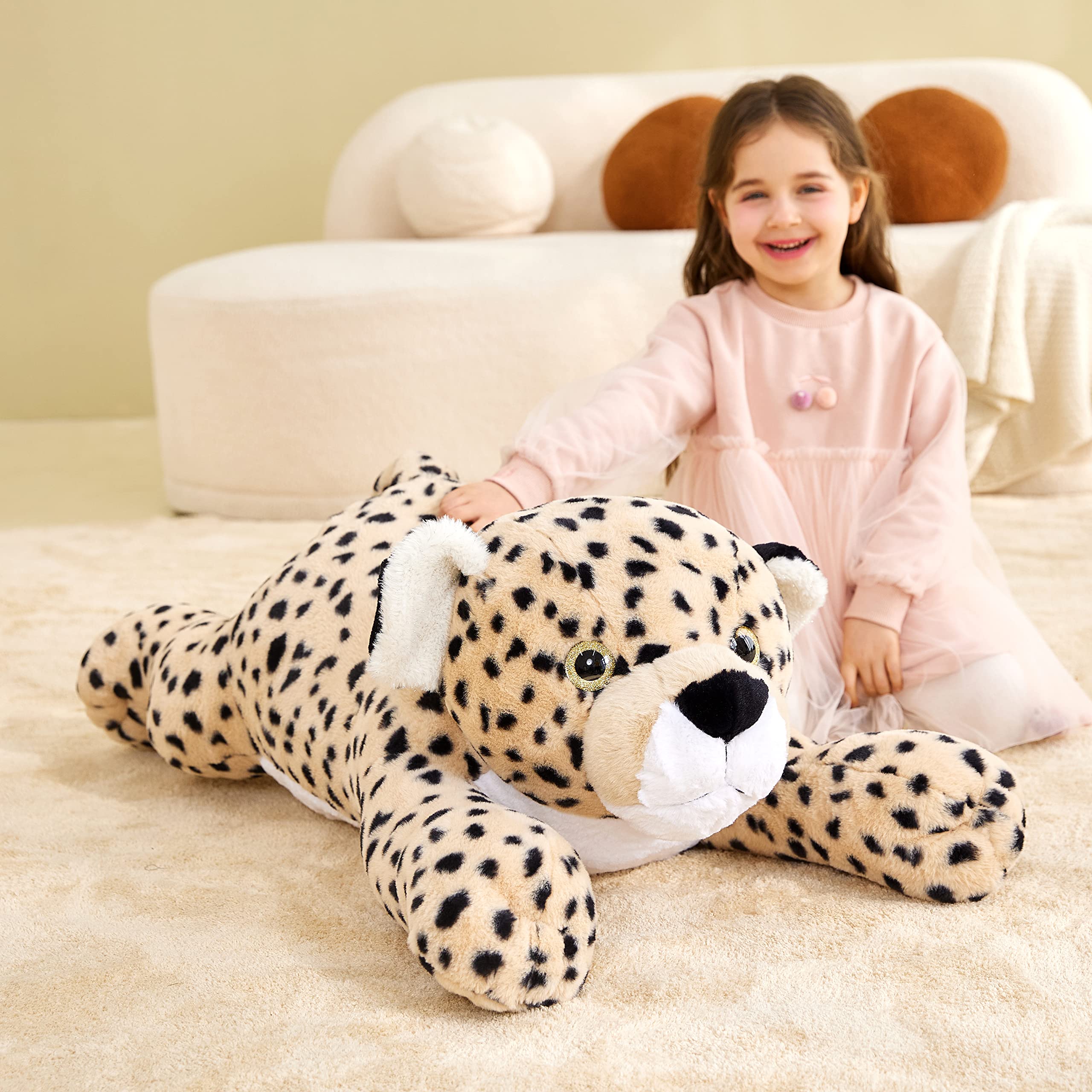 IKASA room decor plush companion for cozy reading.