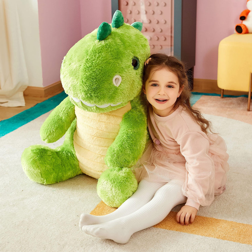 IKASA surface-washable dinosaur plush easy to clean after adventures.