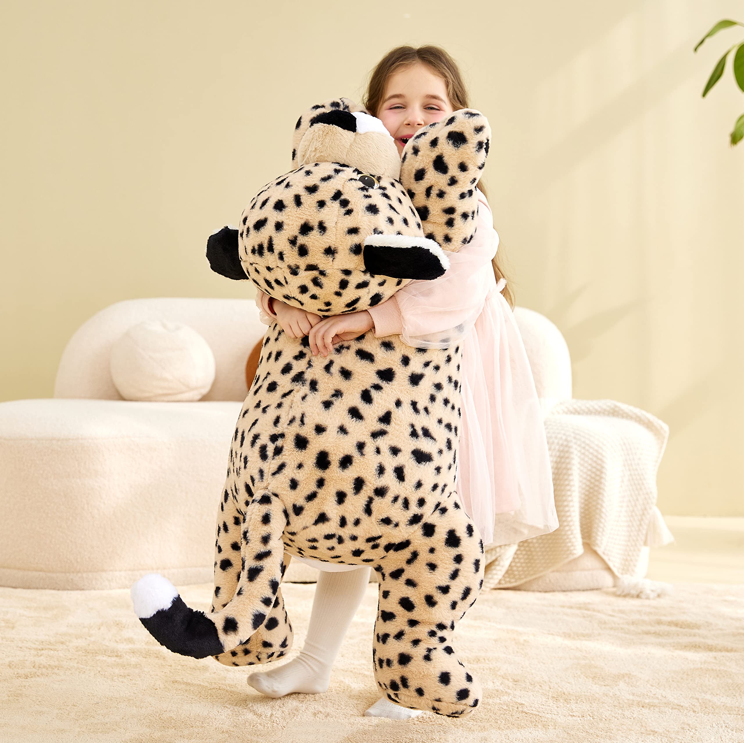 IKASA surface-washable plush for easy cleaning.