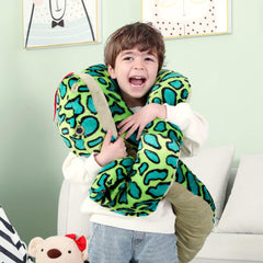 IKASA surface-washable snake plush easy to clean after adventures