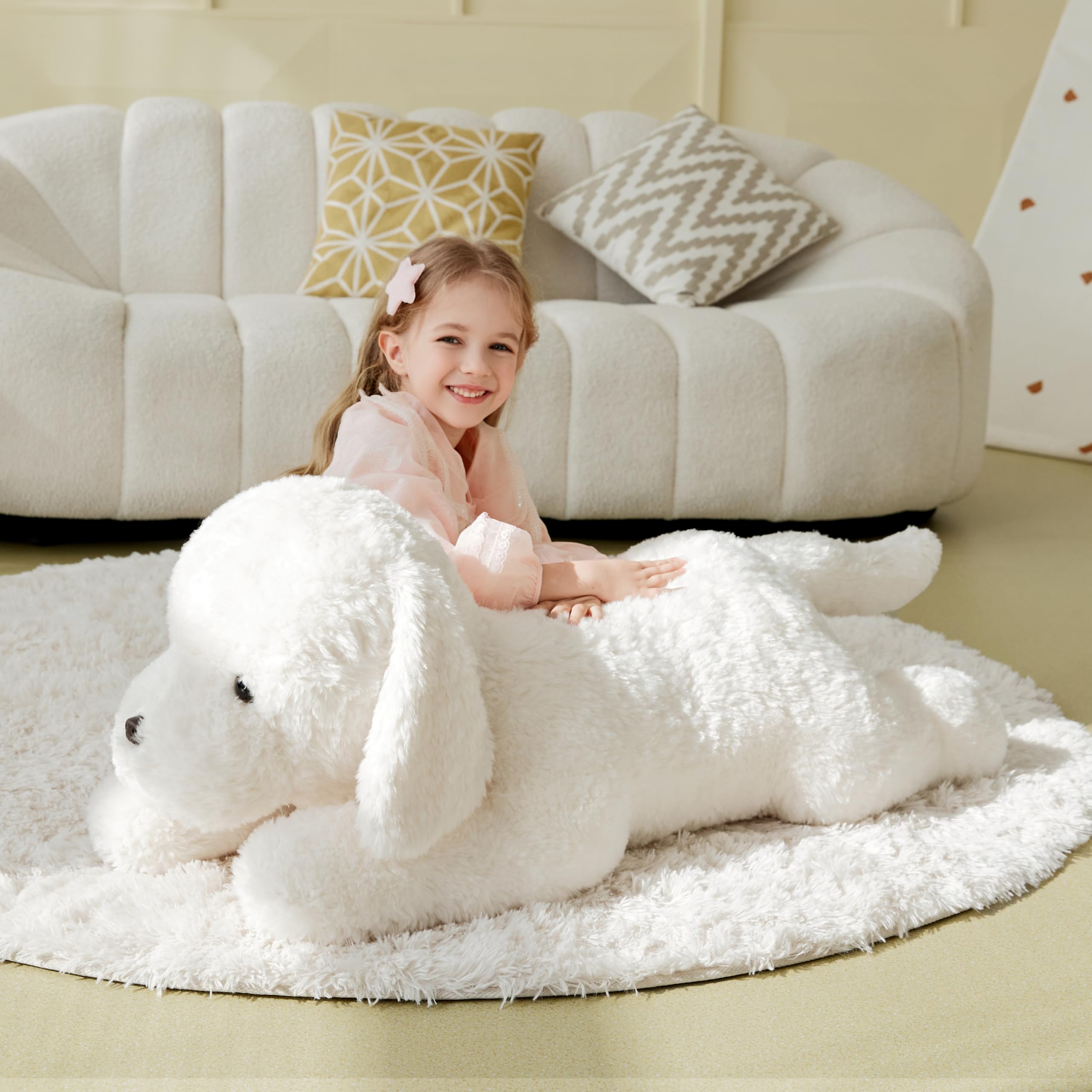 IKASA giant plush adds warm charm to home decor settings