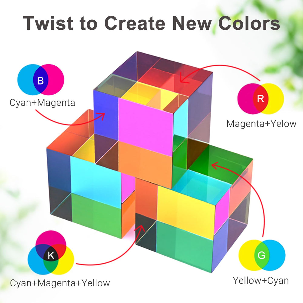 iKeelo Color Cube magenta face invites playful color recognition at your workspace.