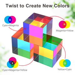 iKeelo Color Cube magenta face invites playful color recognition at your workspace.