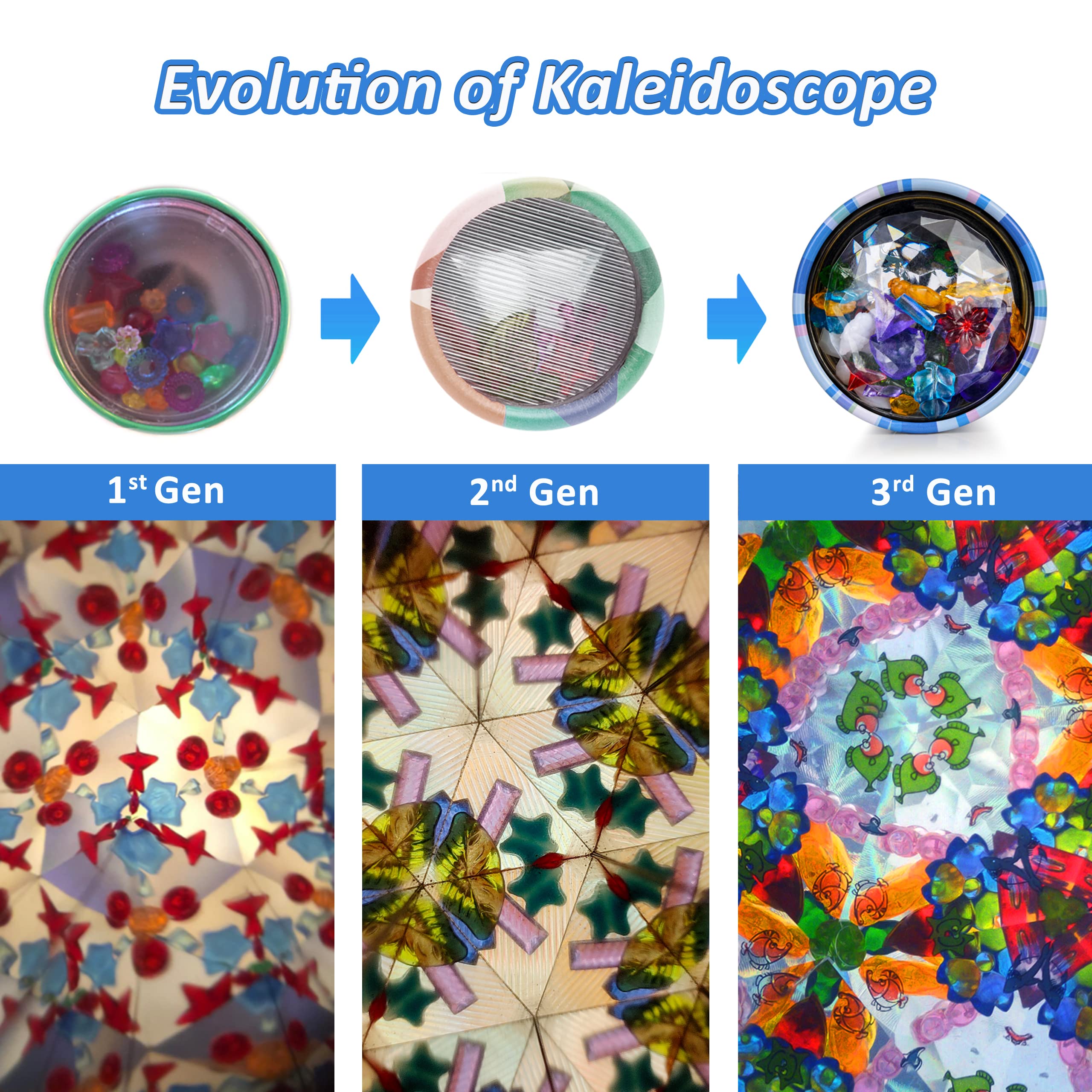 iKeelo gift box kaleidoscopes makes a delightful present for creative kids.