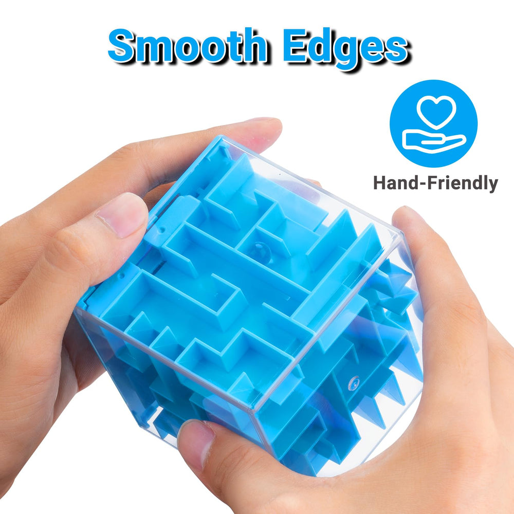 iKeelo maze box lid open reveals a reward, engaging kids' curiosity.