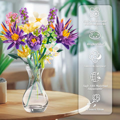 IKIDSUN Plumeria Obtusa bouquet - tropical-inspired tones