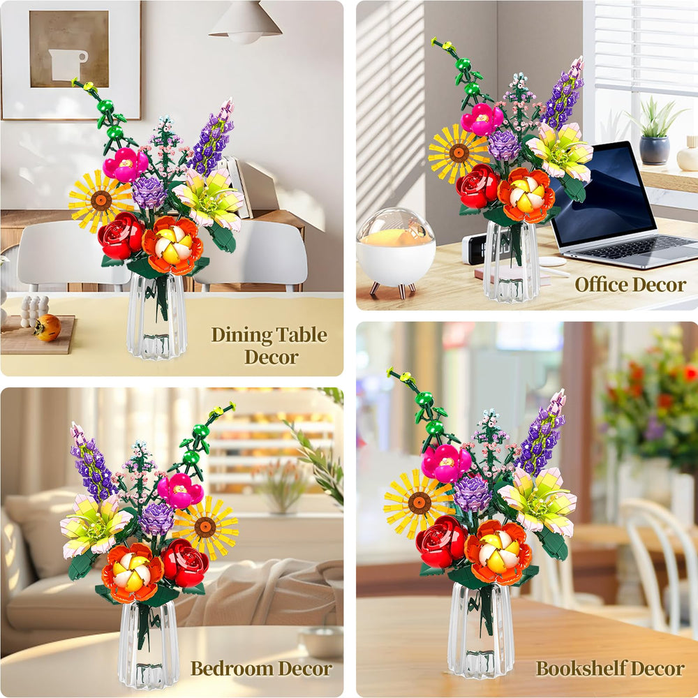 IKIDSUN Visual Enjoyment Home Decor elevates spaces with warm, maintenance-free blooms.
