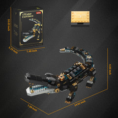 IKKOSYA crocodile building set family gift idea for birthdays and holidays