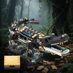 IKKOSYA crocodile building set ocean theme elements for educational exploration