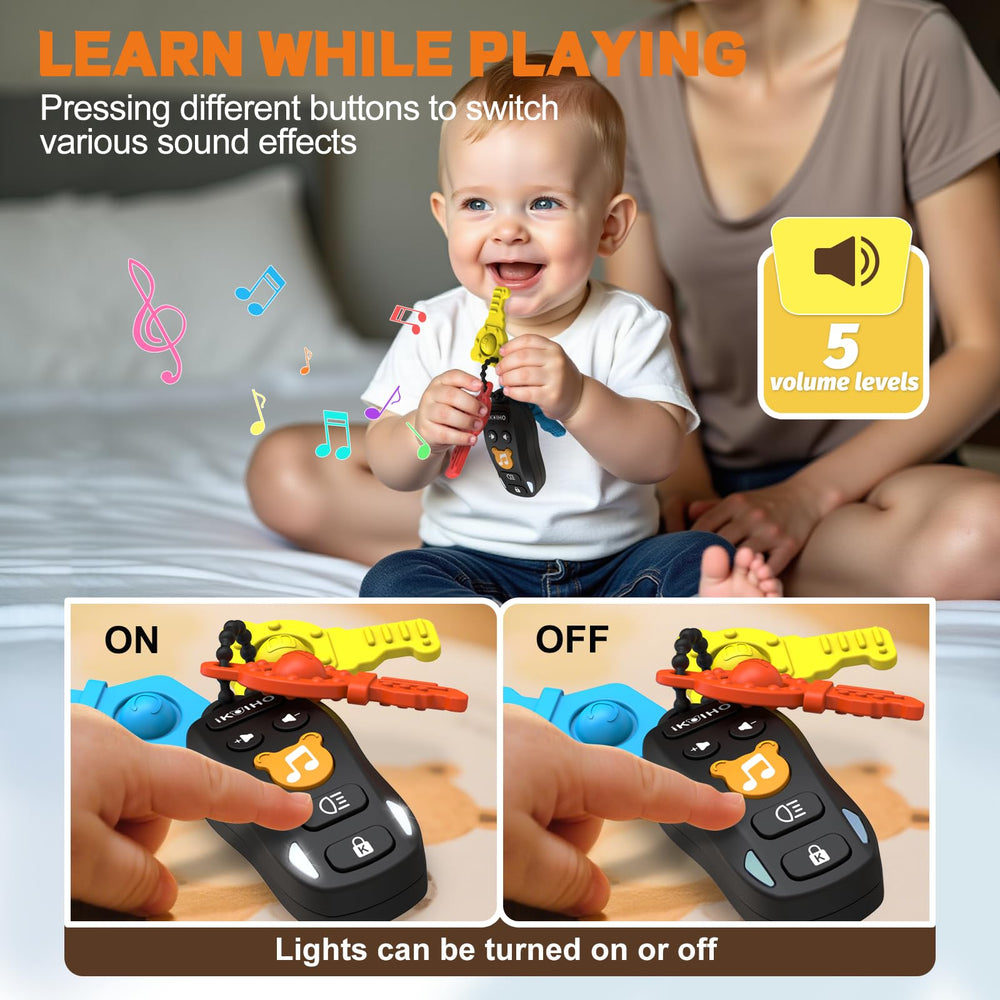 iKOIHO silicone and ABS keys offer safe chewing and grip