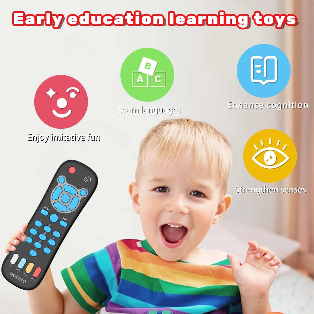 iKOIHO baby remote toy multilingual mode label for language exposure