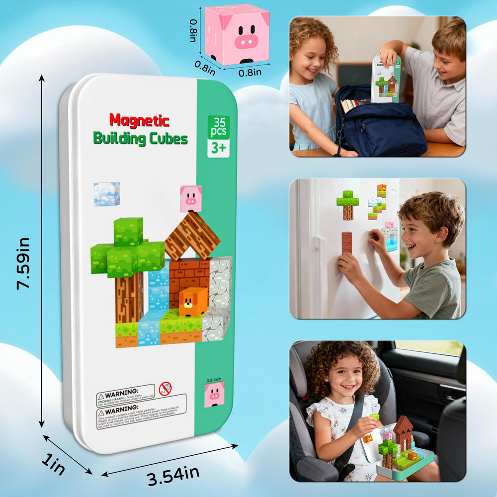 iLacven blocks are 0.8-inch ABS cubes designed for little hands and safe play