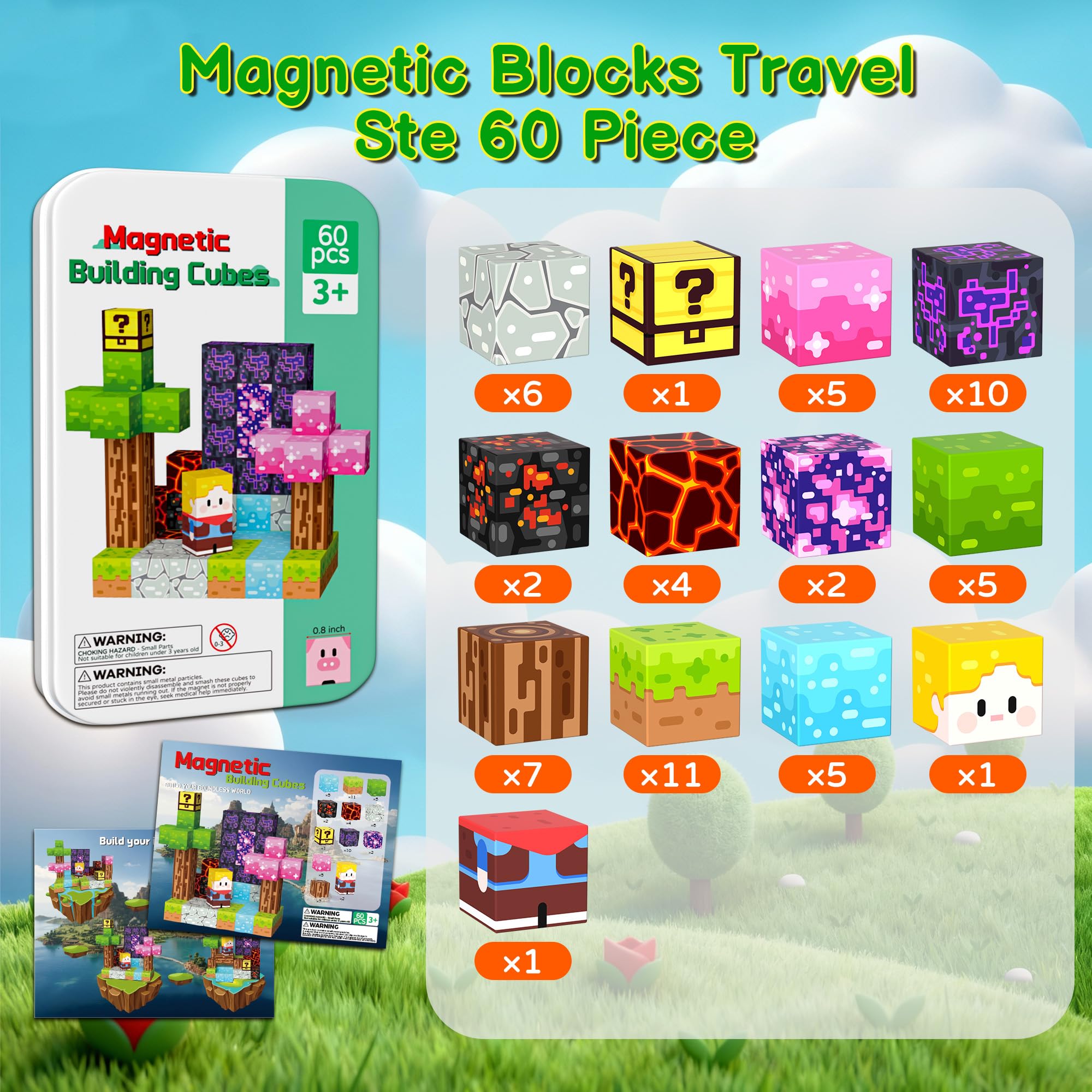 ilacven magnetic blocks gift-ready packaging for birthdays and holidays