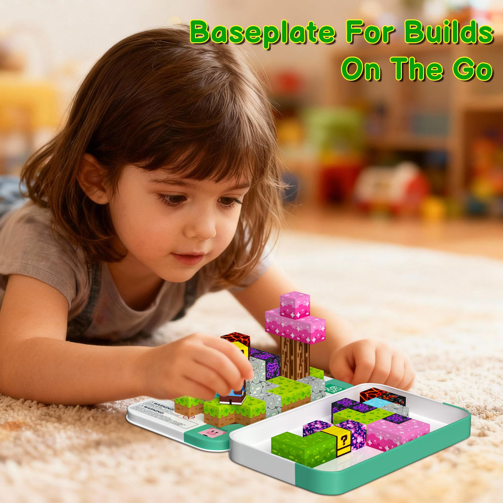 ilacven magnetic blocks stem learning through hands on building