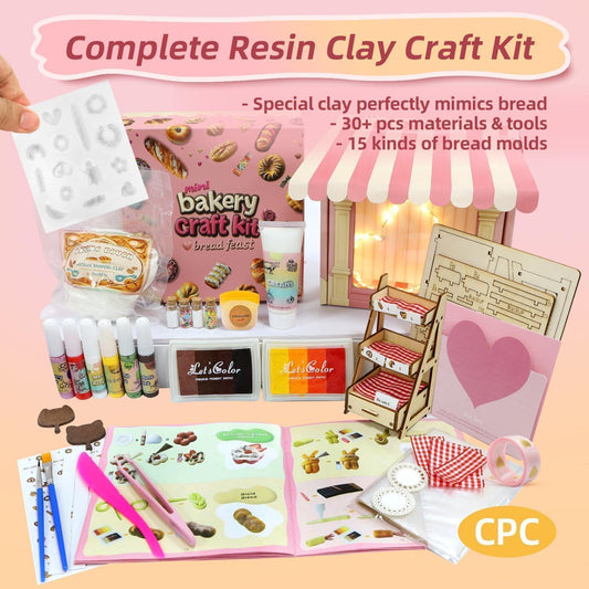iland crafts kit resin clay closeup highlights soft dough for easy shaping