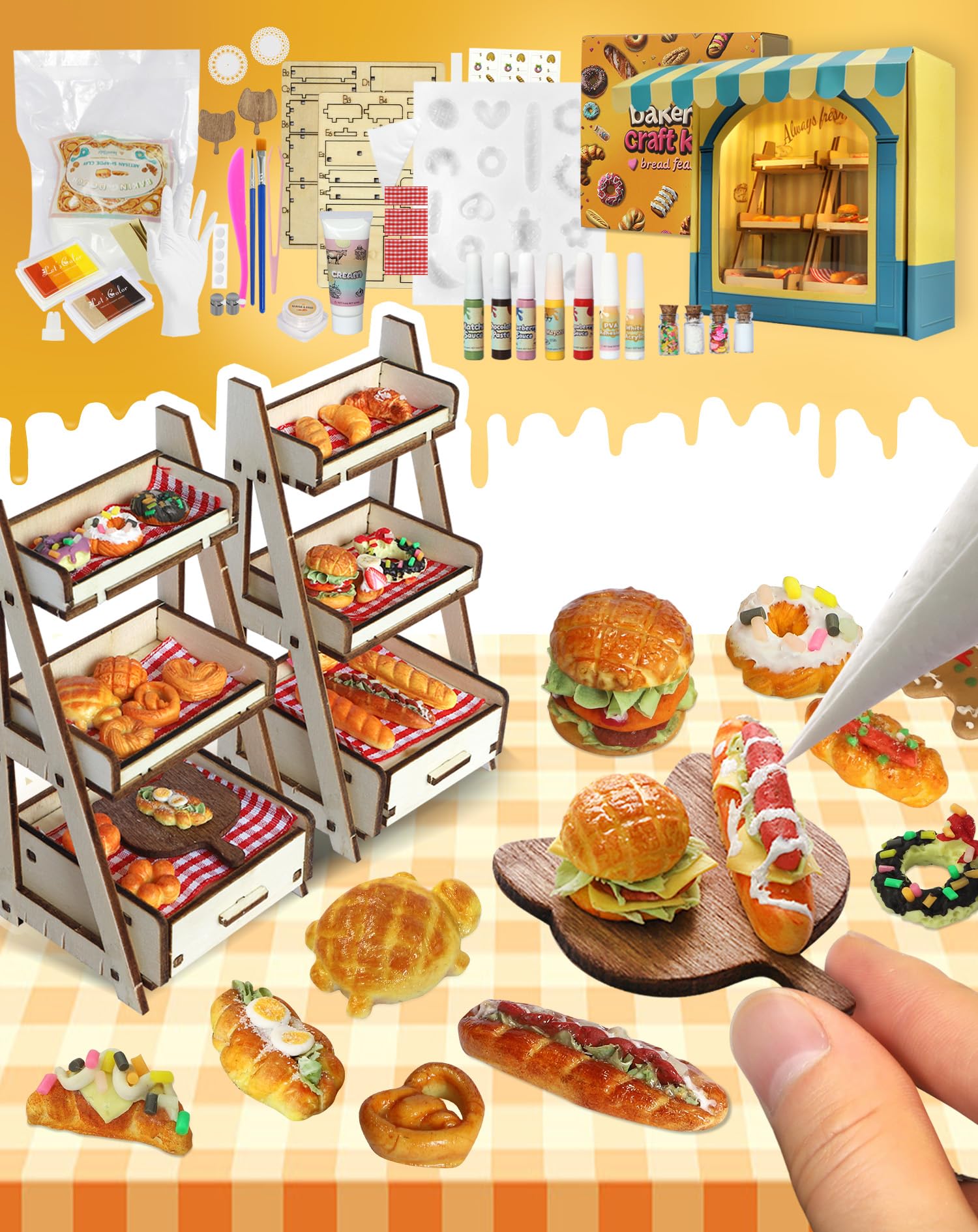 iland Cute Crafts complete kit with tools and clay for creative miniatures.