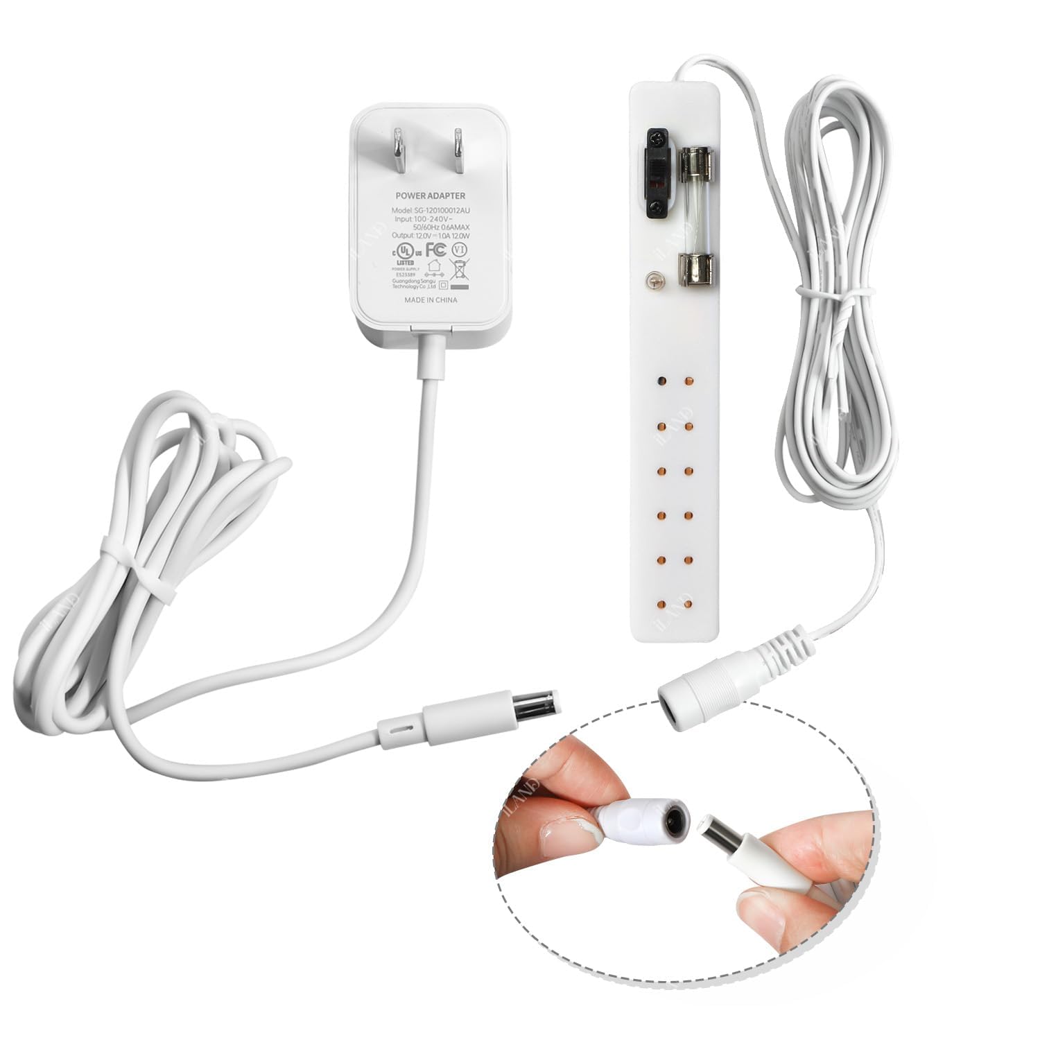 iland 12v dollhouse power supply delivers stable current for brighter miniature lamps.
