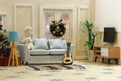 iland dollhouse couch velvet texture close-up shows luster