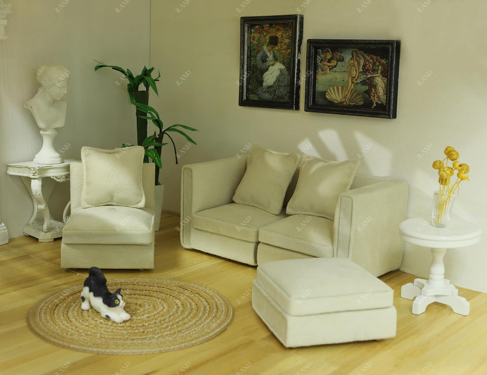 iland 1-12 scale furniture adds durable, high-detail decoration for shelves