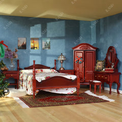 Iland dressing table with stool highlights movable details for realistic use