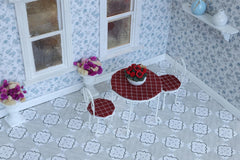 iland dollhouse flooring 2mm thin wood-look tiles are lightweight yet authentic.