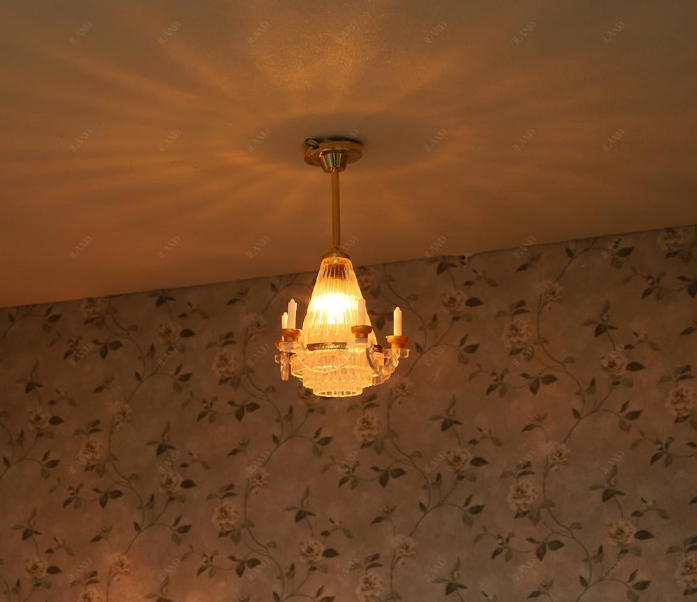 iLAND dollhouse light with plug and 60 cm wire for easy setup