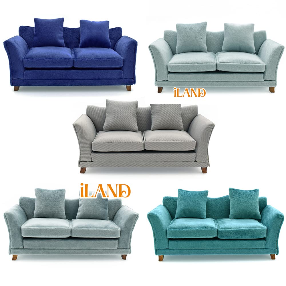 complete dollhouse living room setup with the iland sofa.